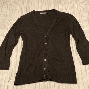 7th Avenue New York & Company black cardigan size small